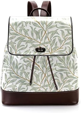 VBFOFBV Putovni ruksak za žene, planinarski ruksak na otvorenom sportove ruksack casual paypack, vintage zeleni zlatni listovi