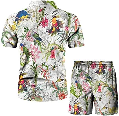 Sportska set Plaža Ljeto Ležerne prilike tiskane kratke rukav set rukavski set Spring Casual Muške kratke majice Muška odijela