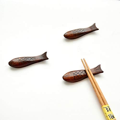 Doitool držači za štapiće za jelo drveni držač za štapiće 6kom japanski stil držači drvenih držača za štapiće za ribu stalak za kašike