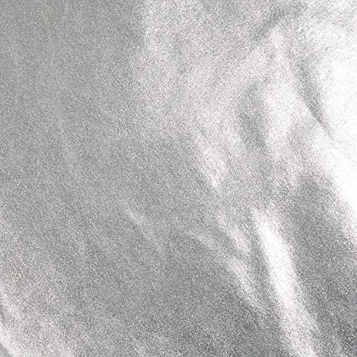 FabricLA metalna folija Lame Spandex - 4-smjerna rastezljiva pletena tkanina, 60 inča široka pored dvorišta-odjeća za ples, kostimi