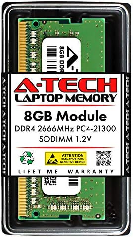 A-Tech 8GB RAM zamjena za ključni CT8G4SFRA266 | DDR4 2666 MHz PC4-21300 1.2V SODIMMIMS 260-PIN Non-ECC memorijski modul