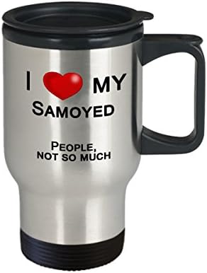 Samoyed Srodni pokloni - volim svoju samood krigla - Samoyed putne krigle