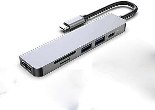 NIZYH USB HUB C Adapter 6 u 1 USB C na USB 3.0 HDMI kompatibilnu priključnu stanicu USB-C Tip C 3.0 Splitter