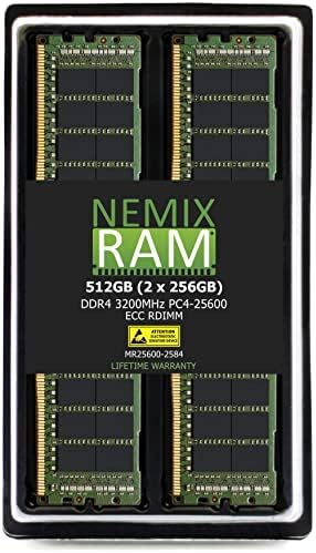 Nemix Ram 2TB DDR4 3200MHz RDIMM memorijske nadogradnje za ASUS PRO WS WRX80E-SAGE SE WIFI SWRX8 AMD WRX80 matična ploča