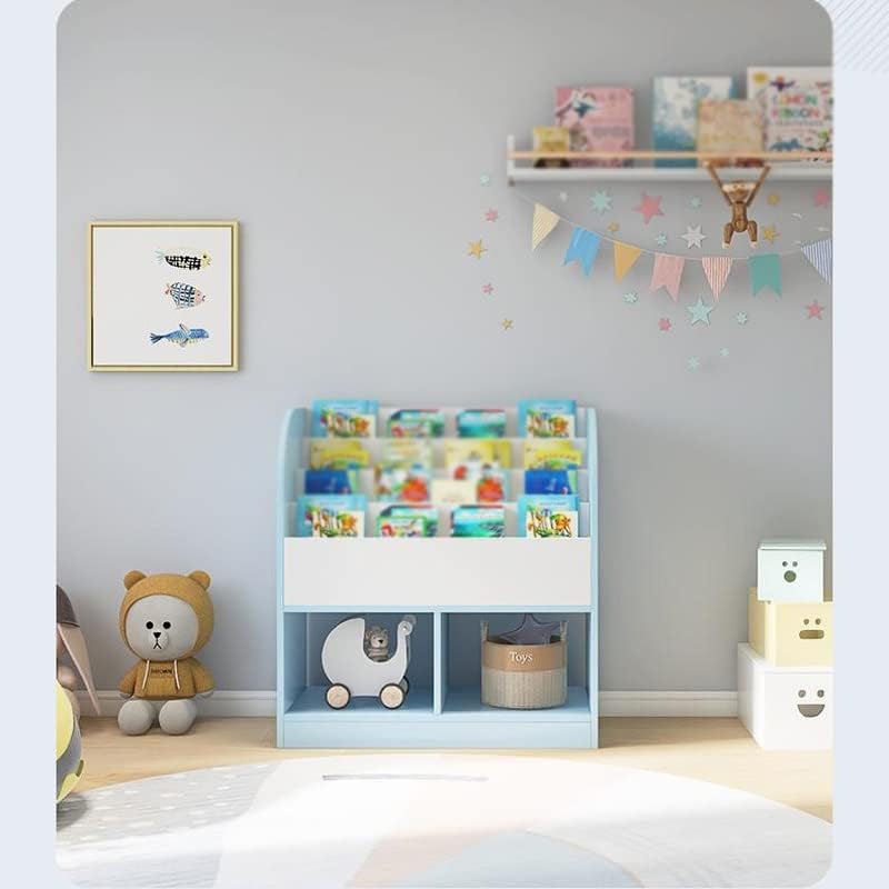 Debeli stalak za knjige sa slikama od poda do plafona jednostavan kućni dnevni boravak spavaća soba igračka ostava zid