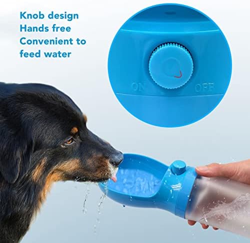 Jaerb boca za vodu za pse 350ml dozator vode za štene otporan na eksploziju za hodanje