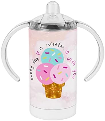 Svaki Dan Je Slađi Sa Tobom Sippy Cup-Sladoled Baby Sippy Cup-Slatka Sippy Cup