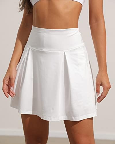 Ženska teniska suknja Skorts Skorts Skorkse, Strijet ugrađene u kratke hlače Golf Skort s džepovima