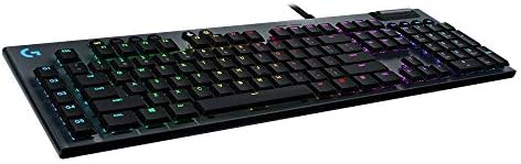 Logitech G815 LIGHTSYNC RGB mehanička tastatura za igre sa niskim profilom gl taktilni taster prekidača, 5 programabilnih G-tastera,