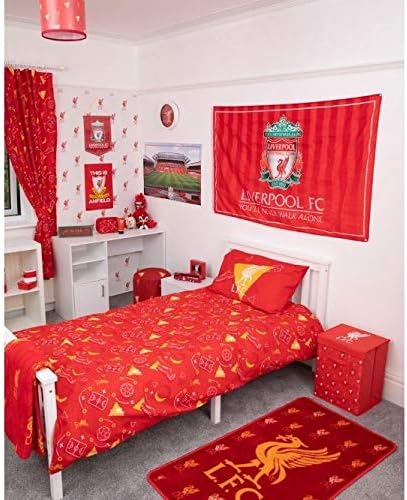 Liverpool FC set posteljine sa jednim Poplunom - veličina duplog kreveta sa jastučnicom - reverzibilna navlaka - zvanični LFC proizvod