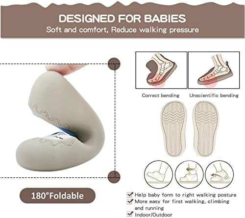 SEBELLST Baby Toddler čarape cipele životinjski gumeni đon neklizajuća unutrašnja papuča za dojenčad dječaci prvi hodajući pod papuča