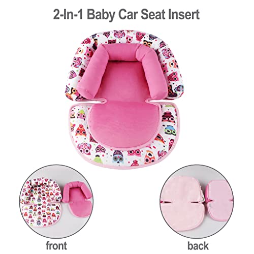 Aipinqi Baby Headward za autosjedalice, 2-in-1 toddler Carseat glava za glavu Umetak jastuka Mekani nosač jastuka za novorođenčad,