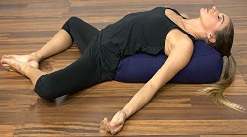 Joga Bolster Velika pravokutna / pozadina jastuka za back za aktivnu jogu, 25.5 x13,75 x9,5 , uklonjivi izdržljivi poklopac za jednostavnu