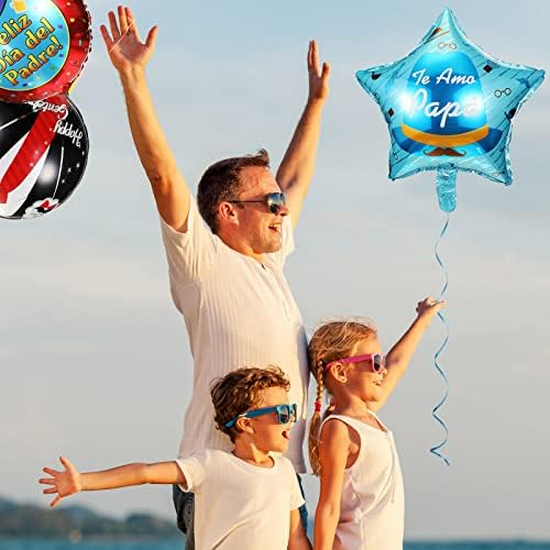 24 kom Happy Fathers Day aluminijumski baloni najbolji tata ikada Party Dekoracije 18 inčni španski Tata folija baloni Feliz Dia Del