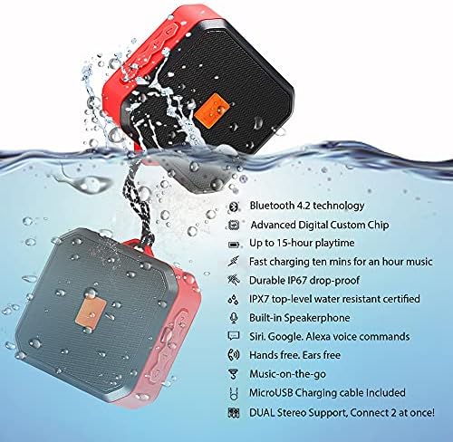 Tek STYZ IPX7 zvučnik kompatibilan sa vašim Samsung SM-N920A sa 13h vodootpornim vremenom za igru, unutrašnja, Vanjska putovanja 1500