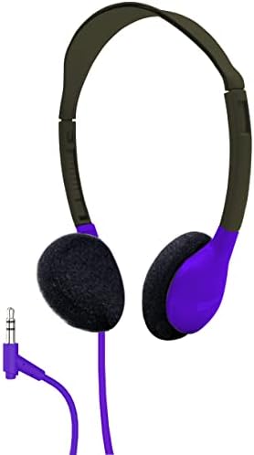 Hamiltonbuhl Sack-O-telefone, 10 ličnih slušalica u torbi za nošenje, ljubičasta