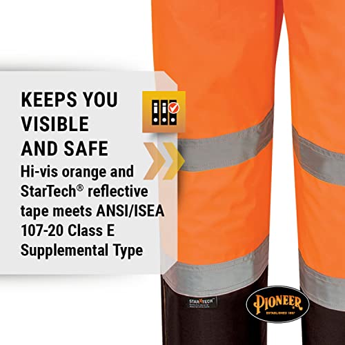 Pioneer Ripstop pantalone visoke vidljivosti-sigurnosna oprema za kišu-Hi Vis, vodootporna, Reflektirajuća, radni kombinezon za muškarce
