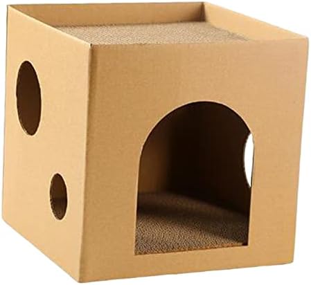 Milageto mačka grebalica Pad kuća grebanje odbor valoviti papir za višekratnu upotrebu za mačića brušenje kandža mačka Igraonica interaktivna igračka trajna kutija