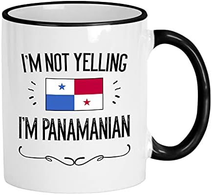 Casitika Panama Pokloni. Ne vičem da sam panamska keramička šolja za kafu od 11 Oz. Predstavite ideju za latinske ponosne muškarce