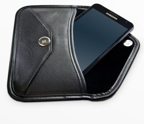 Boxwave futrola za LG K11 - Elite kožnu messenger torbicu, sintetički kožni poklopac koverte za kovertu za LG K11 - Jet Black
