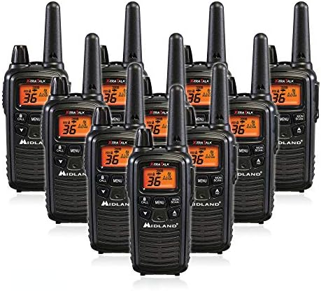 Midland LXT600VP3 36-kanalni FRS dvosmjerni Radio-do 30 milja domet voki-toki-Crni
