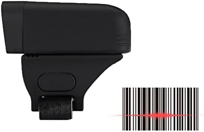 QYTEC Barcode Skener bežični skener prsta Nosivi prsten Prijenosni mini 2D skener čitač barkodova za ručnu skener