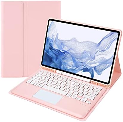 za Samsung Tab S8 + / S8 Plus / S7 FE / S7 Plus tastatura - Touchpad odvojiva tastatura sa S olovkom za poklopac za 12,4 inča Galaxy