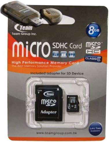 8GB Turbo klase 6 MicroSDHC memorijska kartica. Velike brzine za Blackberry Bold 9000 9700 9900 dolazi sa besplatno SD i USB adapteri.
