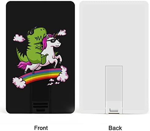 Dinosaur jahanje jednorog kreditna kartica USB Flash Personalizirana memorijska memorija Stick pogon 64g