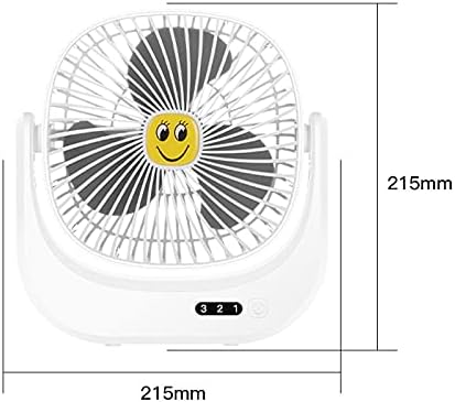 NC Creative Mini ventilatop za punjenje gore-dolje Opekajno i dolje Shake Head Tri prenošenje malog ventilatora USB punjenje Obiteljskog