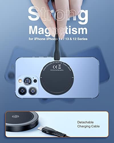 Lk Magnetic Wireless Charger kompatibilan za MagSafe Charger za iPhone 14 Pro Max/14 Pro/14 Plus/13/13 Pro/13 Pro Max/iPhone 12 Pro/12