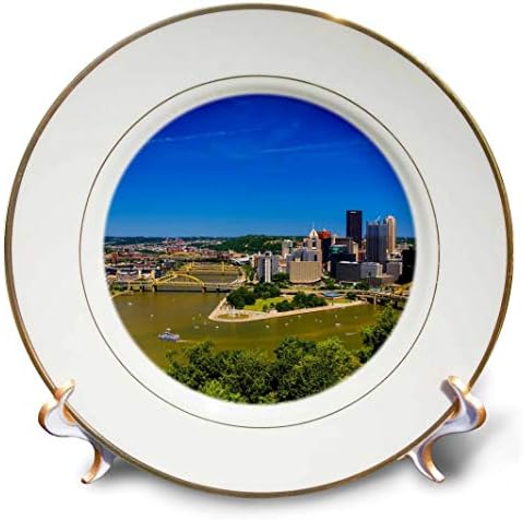 3Droza zdernog pogleda na grad, Pittsburgh, Pennsylvania. Ploča, 8 , bijela