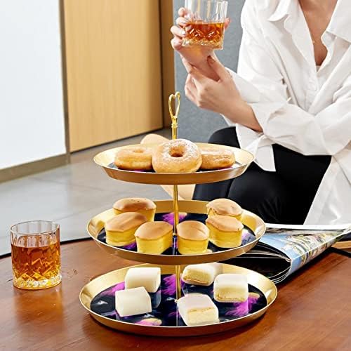 Držač od 3-nivoa meduze, stalak za desert, kula za cupcake za čaj za vjenčanje rođendan bife servera