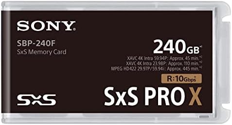 Sony 240GB SxS PRO X memorijska kartica, 1250mb / S čitanje, 600MB / s pisanje