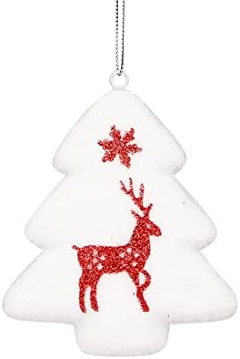 Mini božićni ukrasi postavljeni božićni stablo privjesak Božićni ukrasi za zabave Vintage Božićni ukrasi 1970
