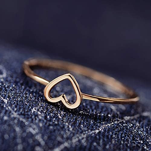 Ženska nakit za obećanje prstenovi poklon za djevojku Modni vjenčani prstenovi u obliku srca za žene Nakit za angažovanje prstena