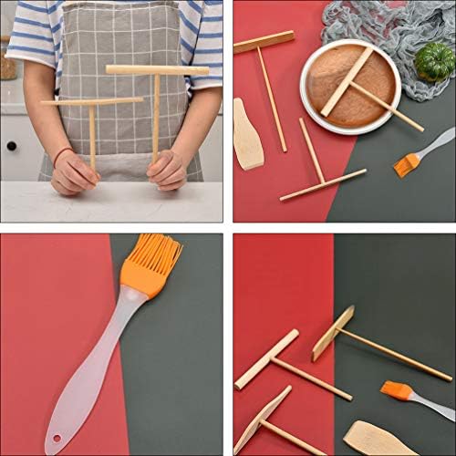 YARNOW Crepe Making Kit 5kom Crepe posipač Set Crepe Maker Tools bambus palačinka pita rasipač Rake lopatica četka kuhinja Izrada