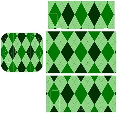 Zeleni Argyle Funny Print skin Cover za Switch konzolu i Switch Lite Slim Protector naljepnicu