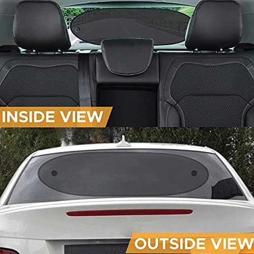 Econour poklon paketa | Sunčana nijansa za stražnji prozor automobila + bočne nijanse prozora za automobile Windows 21 x 14 | Bebe