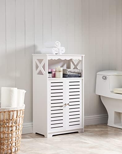 Kings marketinjski namještaj - Carol Wood kupaonica sprat za skladištenje, bijelo