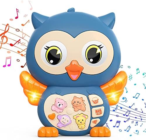 Sova glazbene igračke za bebe Toddler igračke za učenje uz muziku i lagane igračke za osvjetljenje novorođenčadi tri koncept obrazovanja