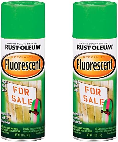 Rust-Oleum 1932830 Specijalna fluorescentna boja za raspršivanje, 11 unca, zelena