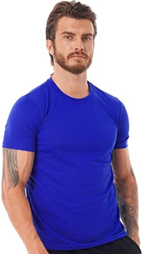 TiaoBug Muška kompresijska kratka rukava T-Shirt zaštita od sunca SPF Shirts Quick Dry Fishing planinarenje T-Shirt
