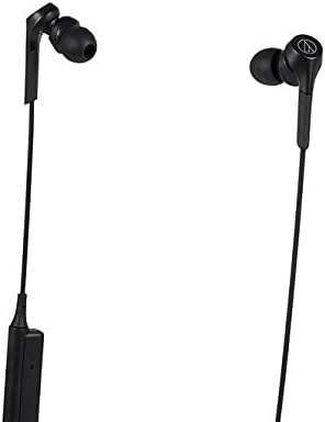 Audio-Technica At-CKS550XBTBK čvrste bas Bluetooth bežične slušalice u ušima, crna