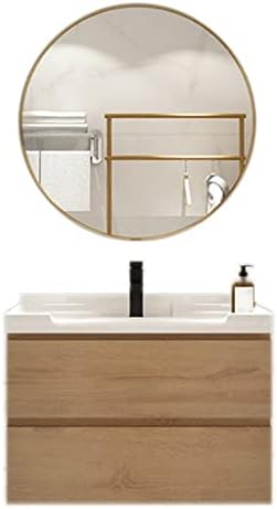 FIFOR zidni kupatilo set ispraznosti, plovidbeni kabinet za umivaoniku sa kupaonicom od ogledala ispraznosti sa velikom ladicama i