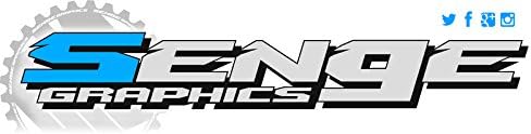 2008-2011 XCF-W Zany White Senge Graphics Kompletan komplet sa vozačem I.D. Kompatibilan sa KTM-om