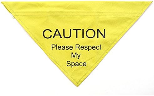 Ancol poštuje moje svemirske upozorenje bandana za psa, srednje / velike, žute boje