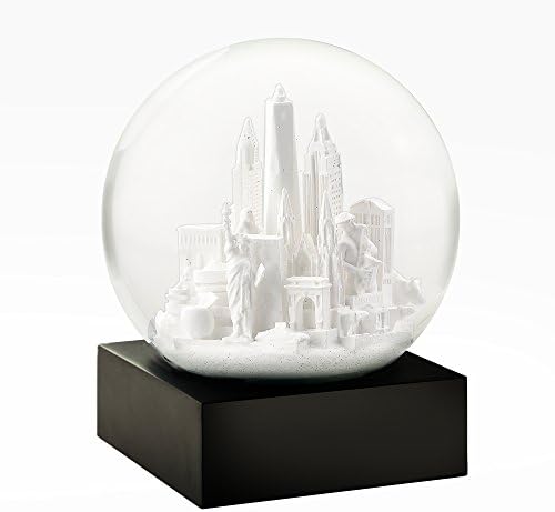 CoolSnowGlobes New York City Silver Cool Sning Globe