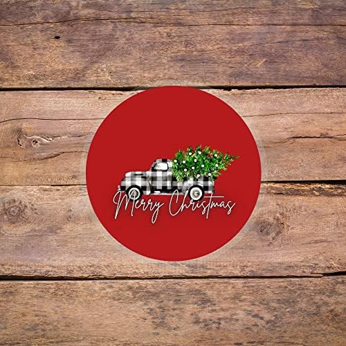 Krugovi za rezanje božićnih pumpi za snopove | 24 CARDSTOCK CUTOUTS ZA SVIJERIJE | 3 inčni krugovi | božićne kartice zalihe | 6 božićnih