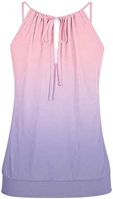 Rezervoar za žensku bluzu bez rukava Tunički prsluk bez leđa Opušteno fit seksi slatka vruća djevojka vrhova majica odjeća